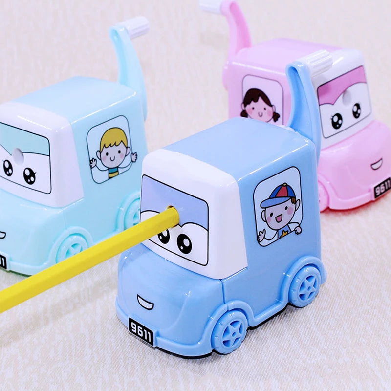 1pc Pencil Knife Tools Cute car Rotary Pencil S...